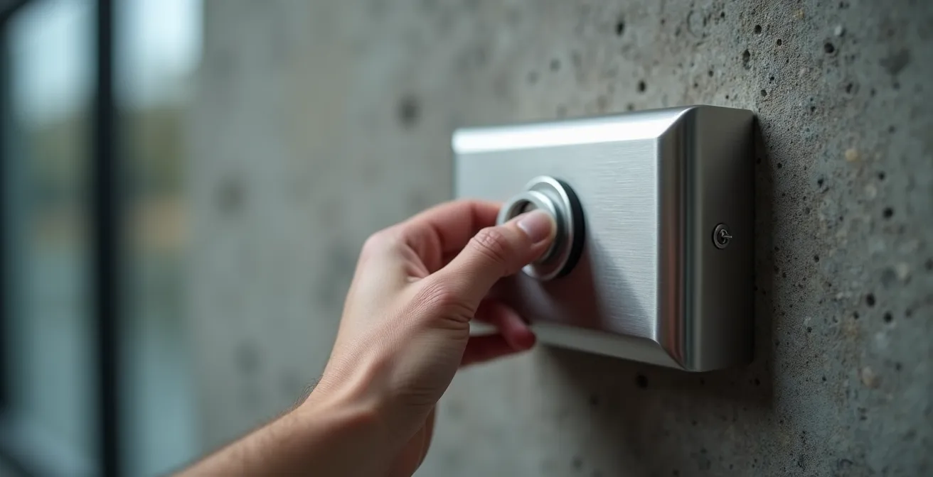 Main image showcasing the examination and security qualities of a professional keybox installation